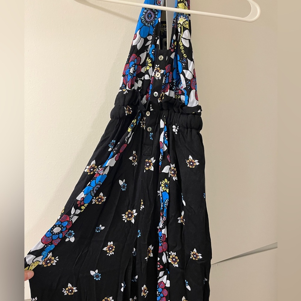 Free people floral jumpsuit